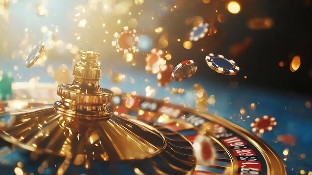 link goltogel Casino Hold'em live table interface showing dealer and player cards